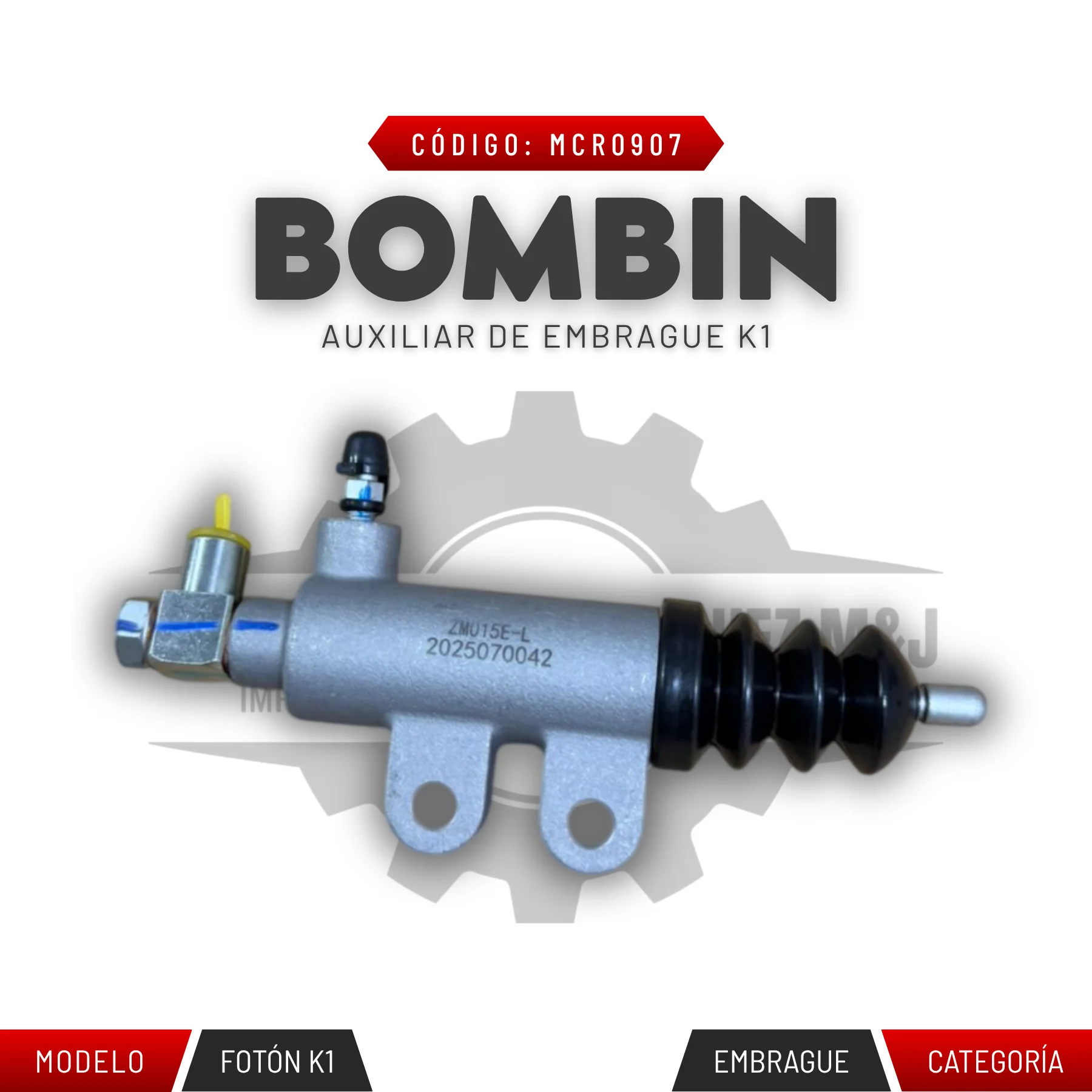 BOMBIN AUXILIAR DE EMBRAGUE K1