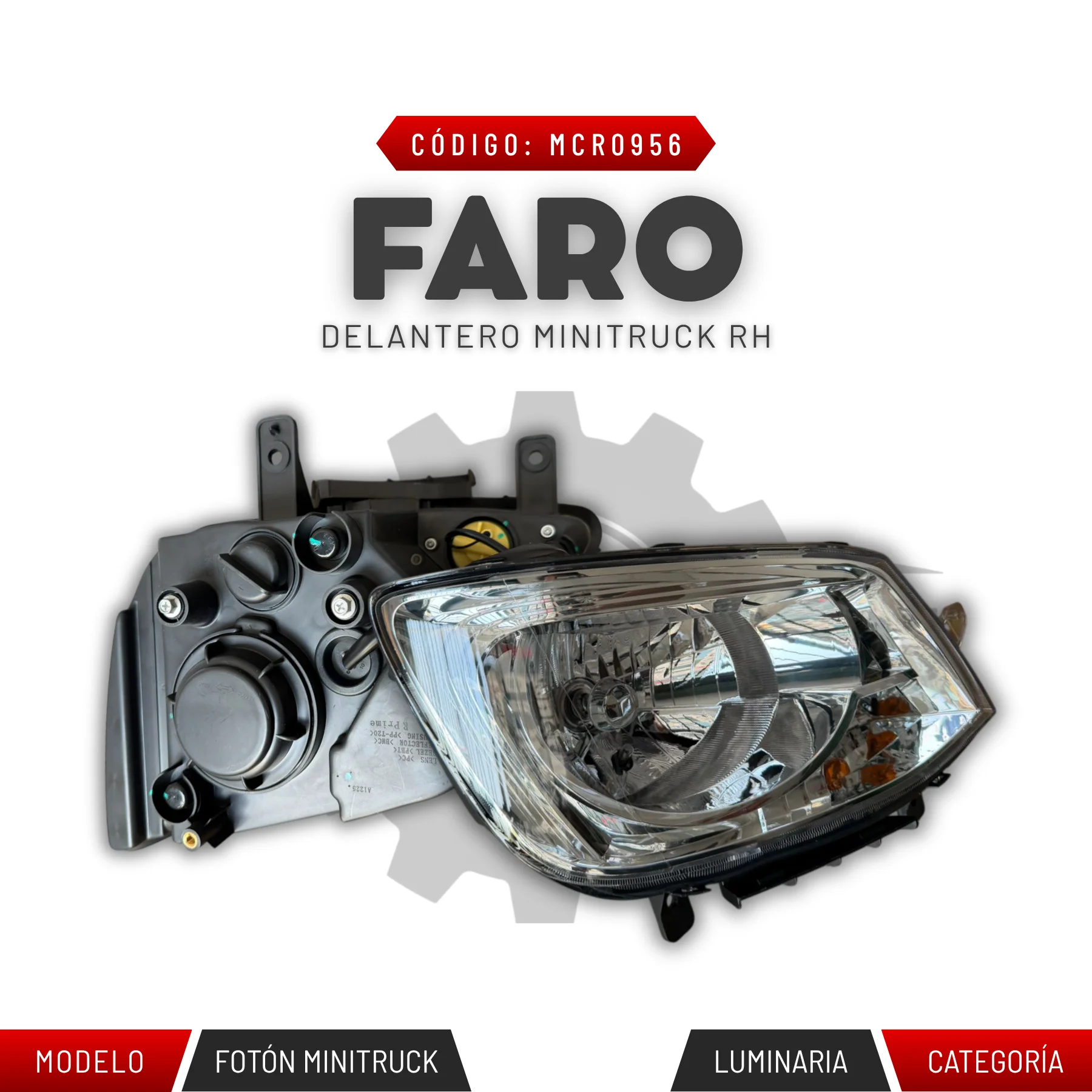 FARO DELANTERO MINITRUCK RH