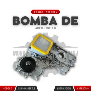 BOMBA DE ACEITE ISF 2.8