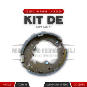 KIT DE ZAPATAS K1