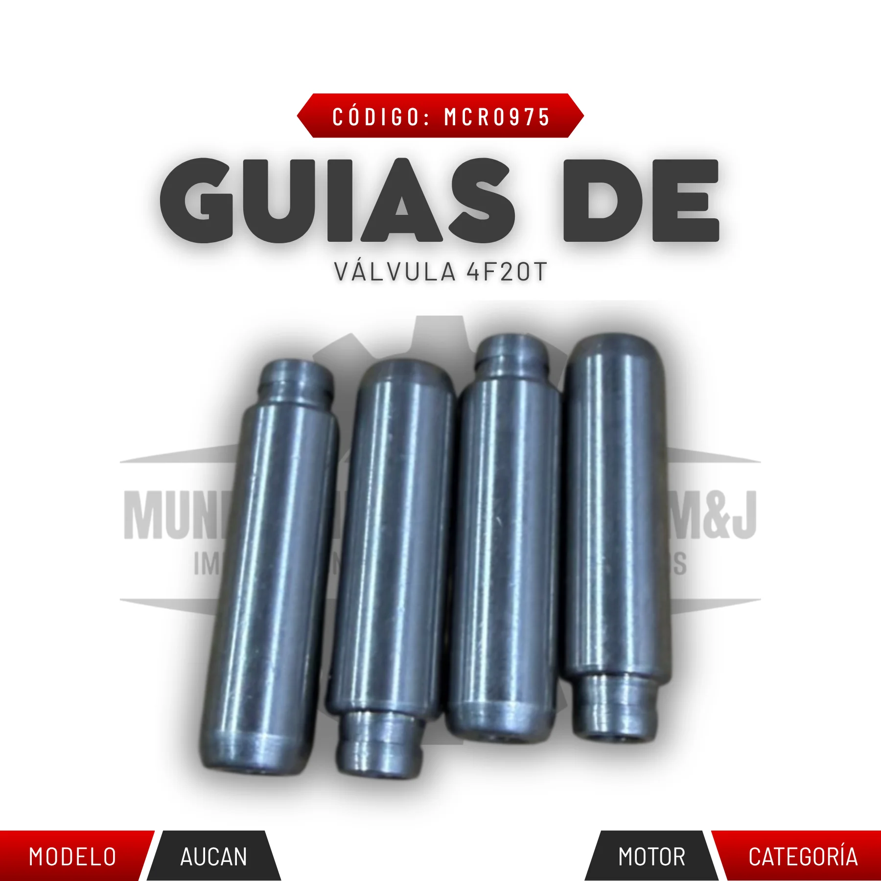 GUIAS DE VÁLVULA 4F20T