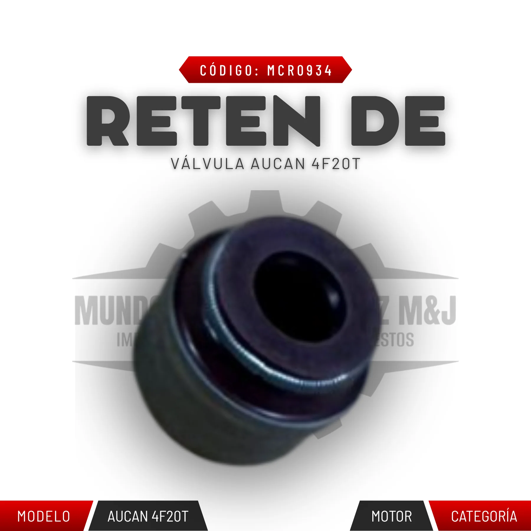 RETEN DE VÁLVULA AUCAN 4F20T