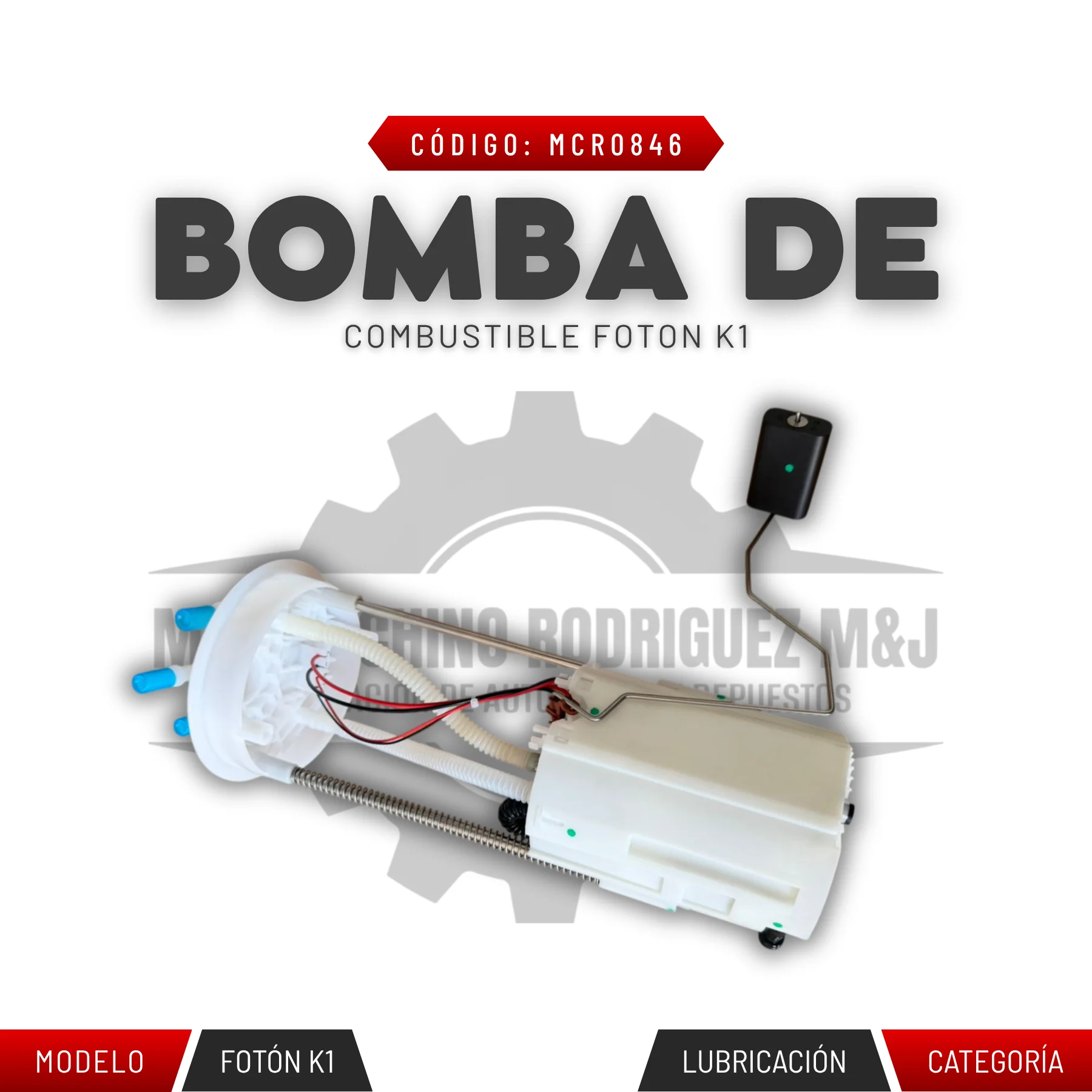 BOMBA DE COMBUSTIBLE FOTON K1