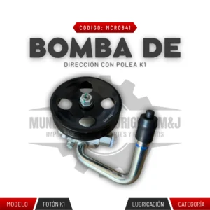 BOMBA DE DIRECCIÓN CON POLEA K1
