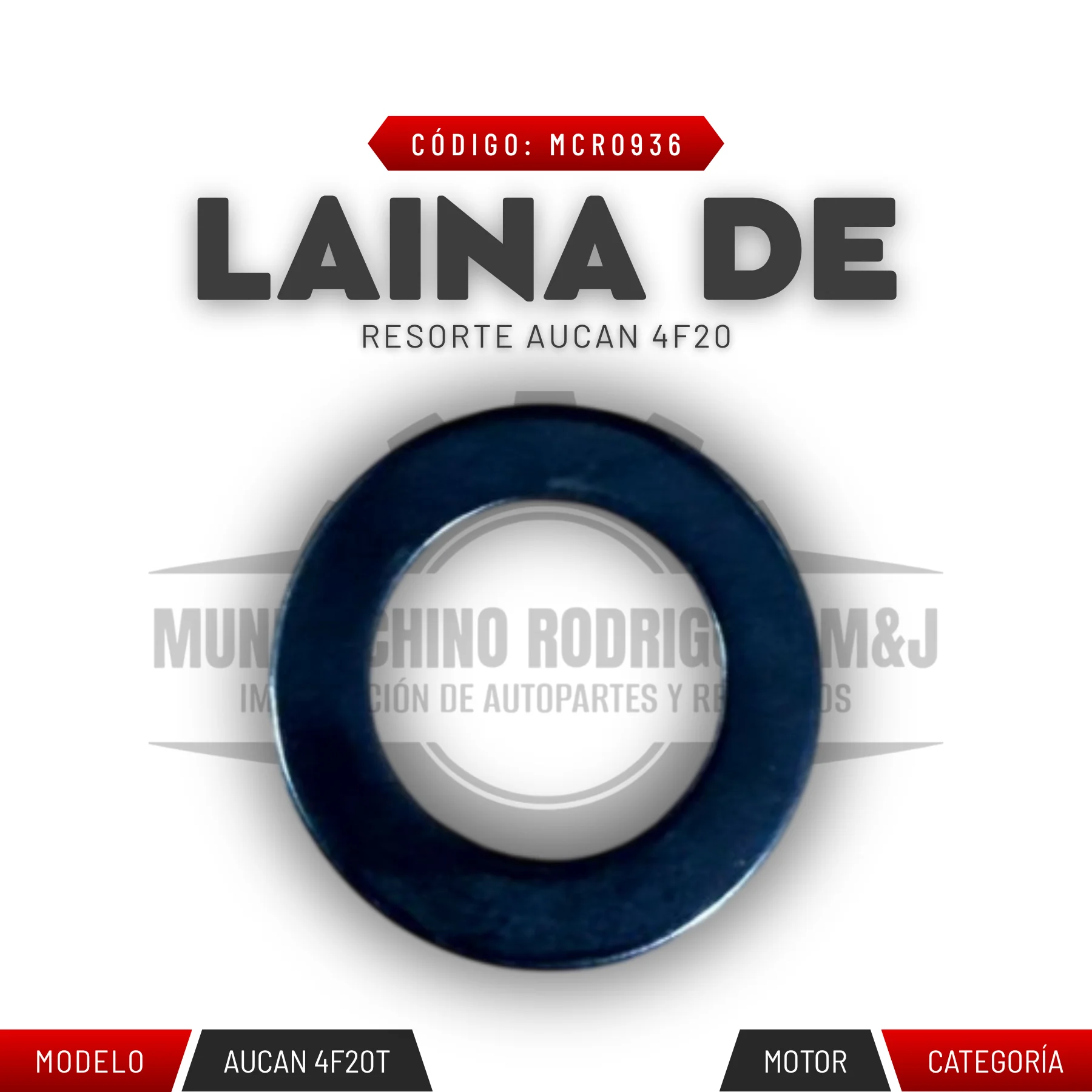 LAINA DE RESORTE AUCAN 4F20
