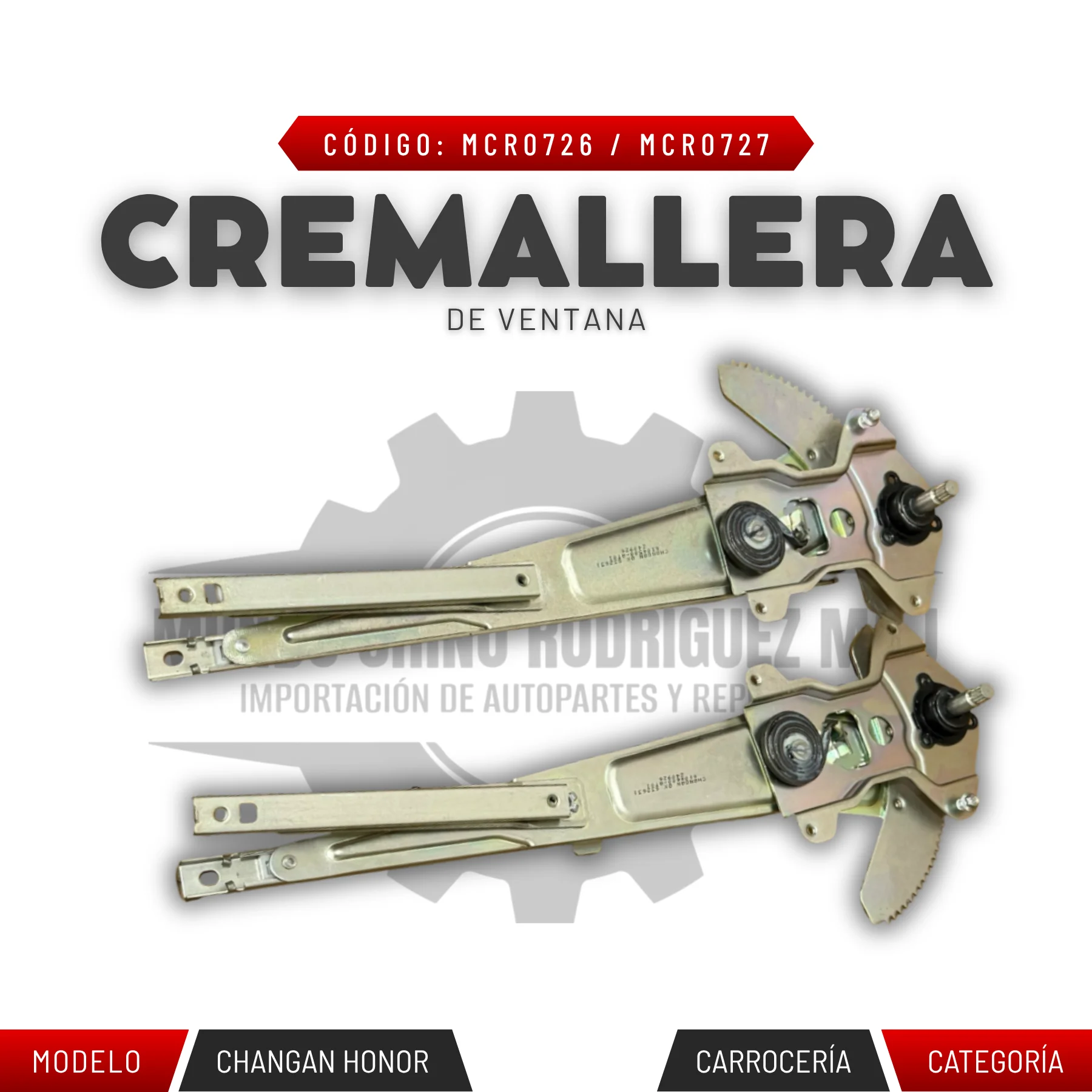 CREMALLERA DE VENTANA