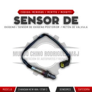 SENSOR DE OXIGENO / SENSOR DE OXÍGENO POSTERIOR / RETEN DE VÁLVULA