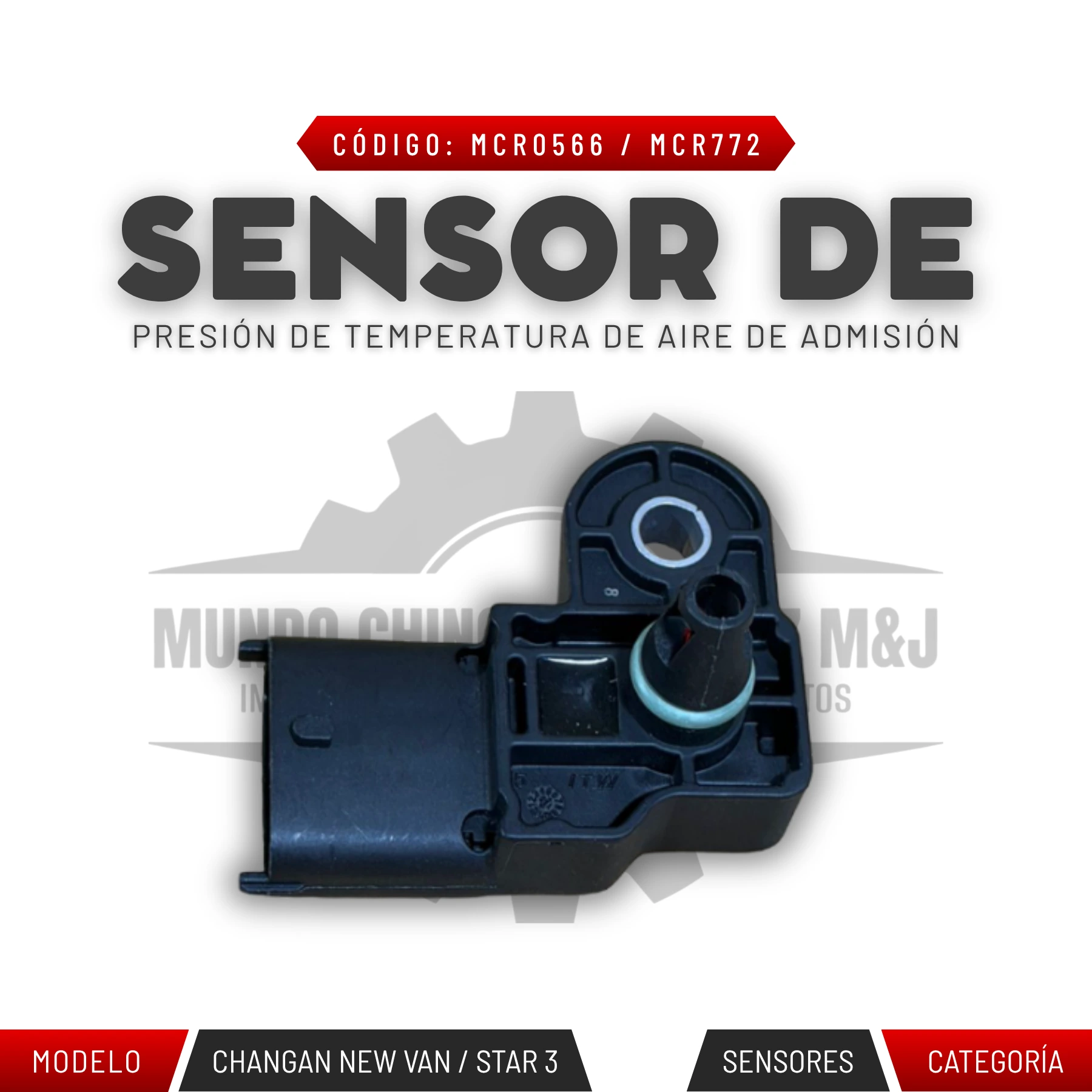 SENSOR DE PRESIÓN DE TEMPERATURA DE AIRE DE ADMISIÓN