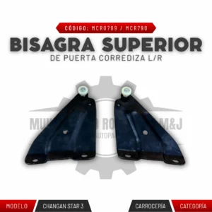 BISAGRA SUPERIOR DE PUERTA CORREDIZA L/R