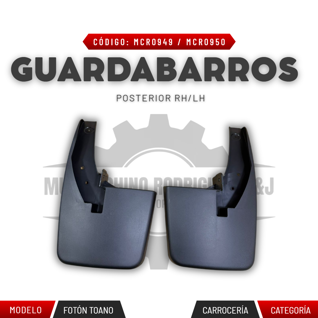 GUARDABARROS POSTERIOR RH/LH