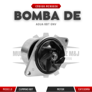 BOMBA DE AGUA 6BT GNV