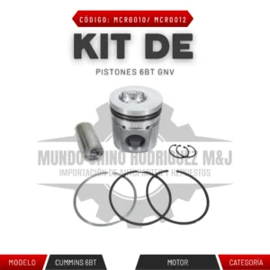 KIT  DE PISTON DE MOTOR