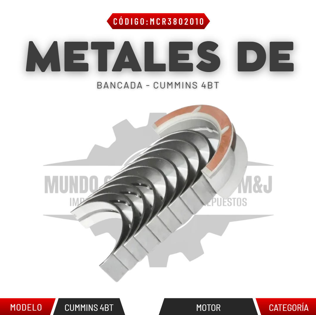 METALES DE BANCADA 4BT