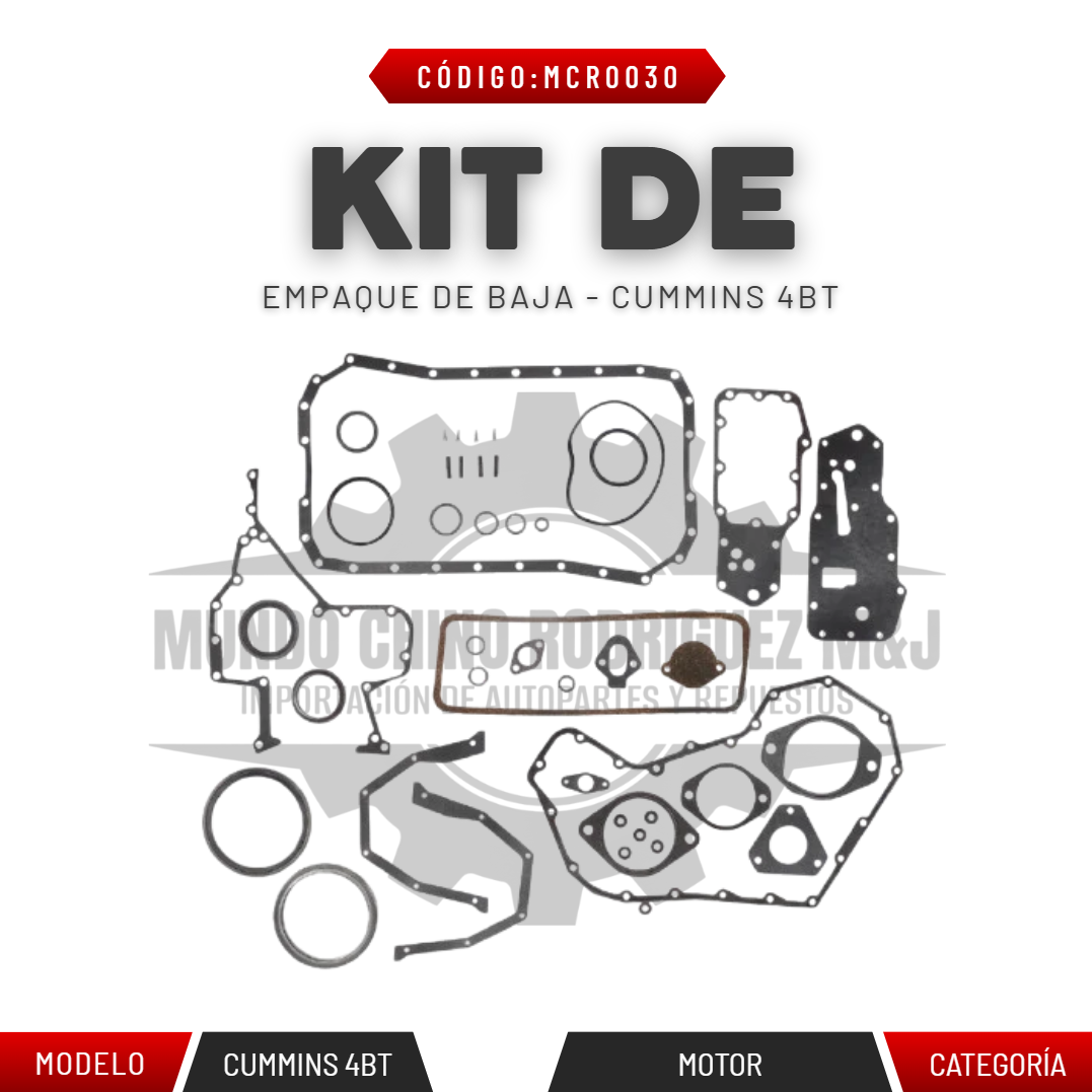 KIT DE EMPAQUE DE BAJA 4BT