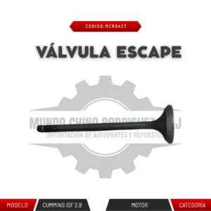 VALVÚLA DE ESCAPE