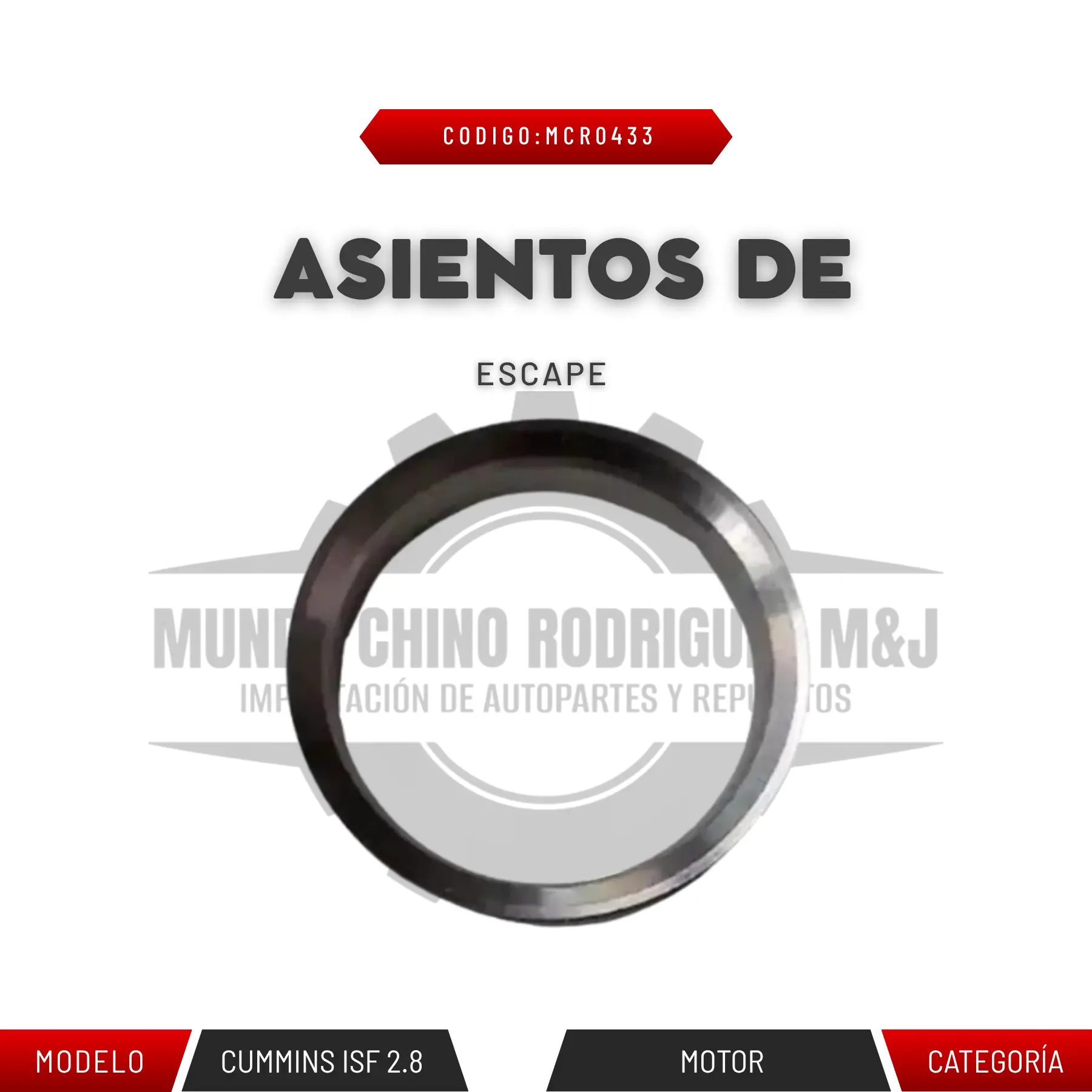 ASIENTOS DE ESCAPE