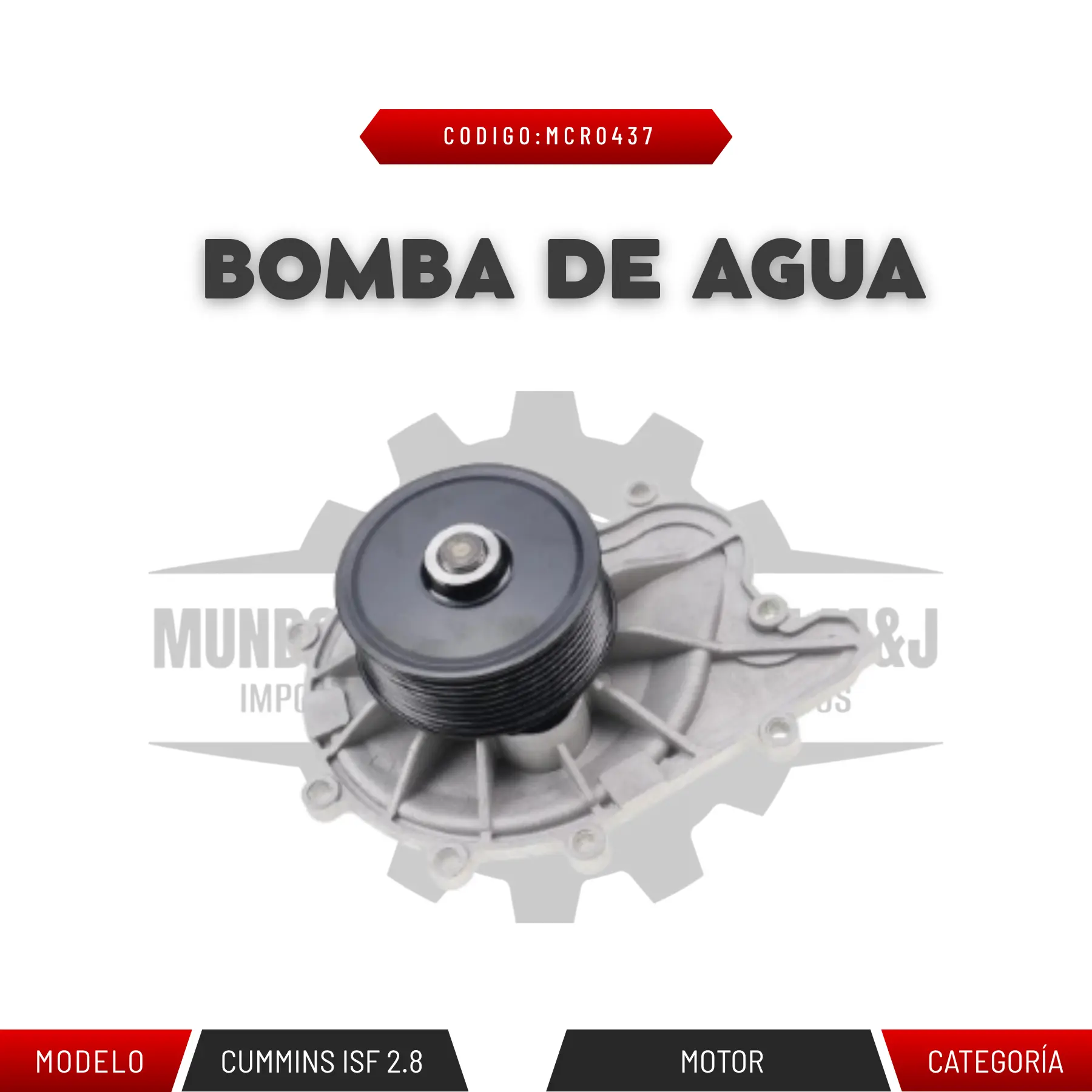 BOMBA DE AGUA