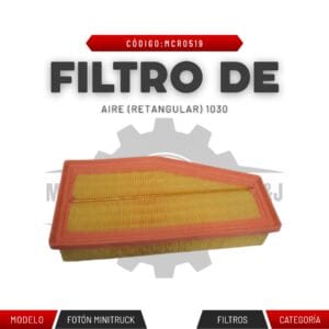 FILTRO DE AIRE (RECTANGULAR) 1030