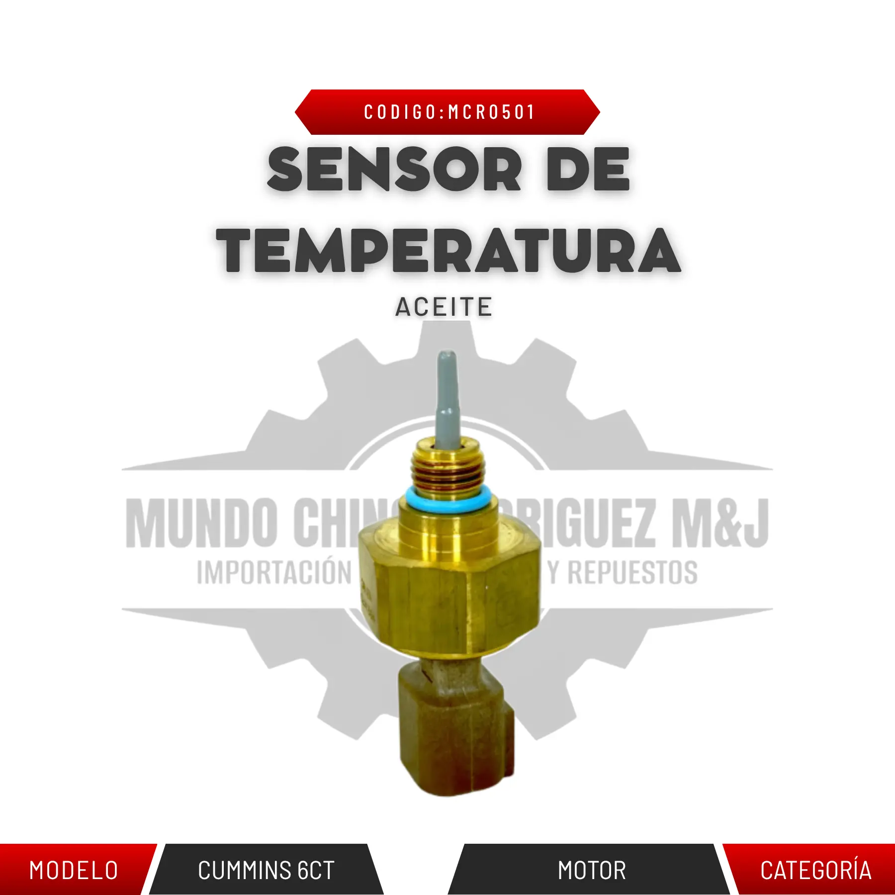 SENSOR DE TEMPERATURA ACEITE