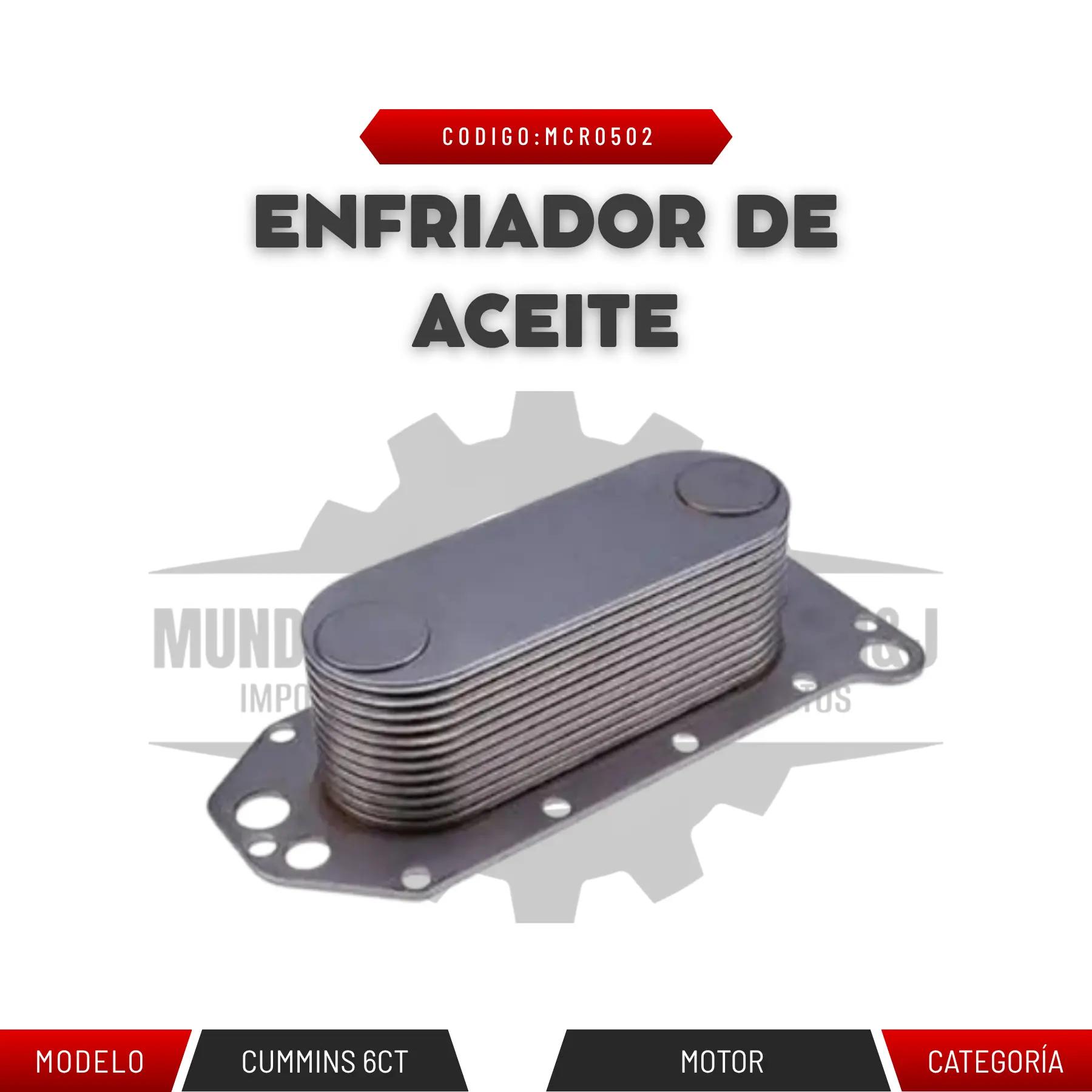 ENFRIADOR DE ACEITE