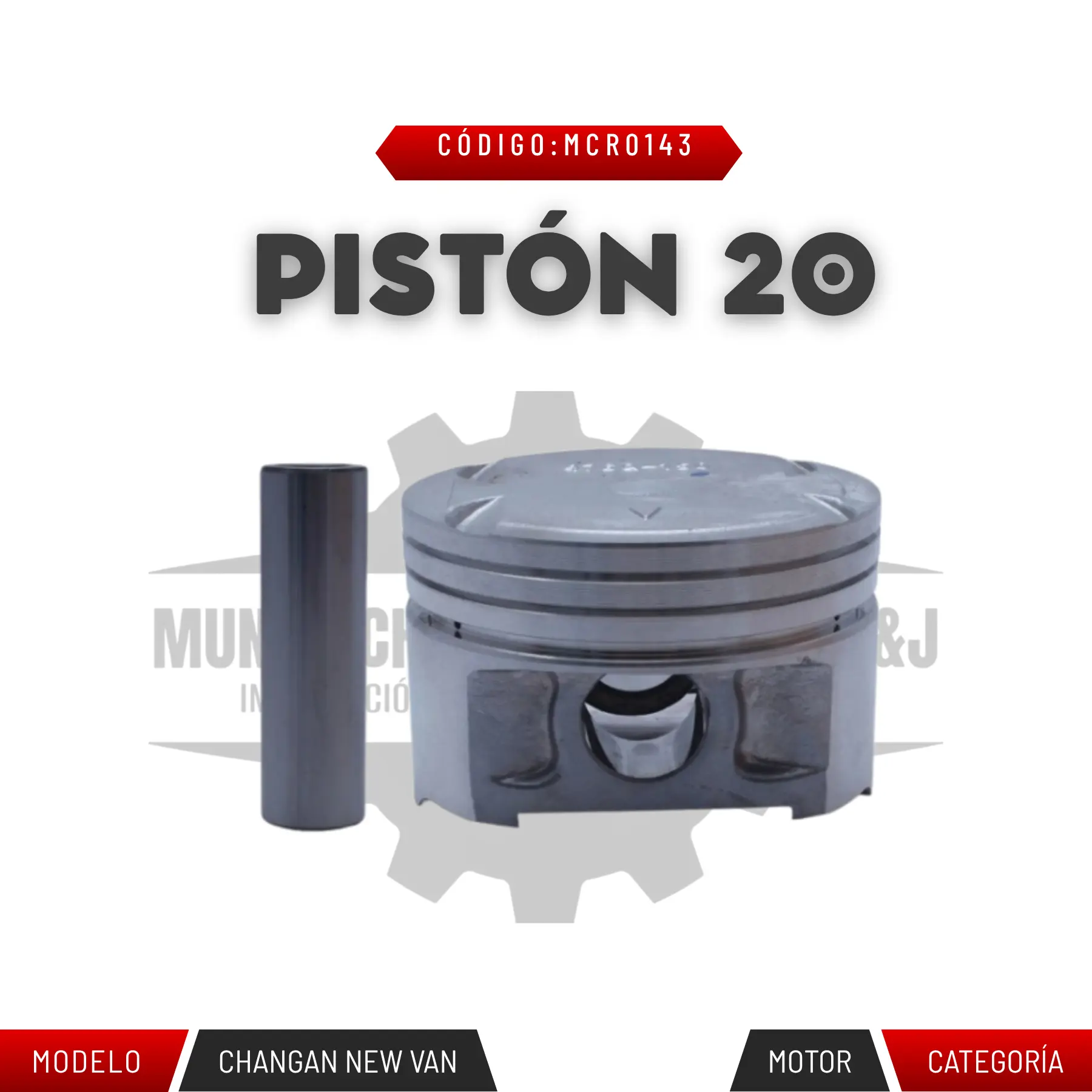 PISTÓN 20 JL473QE