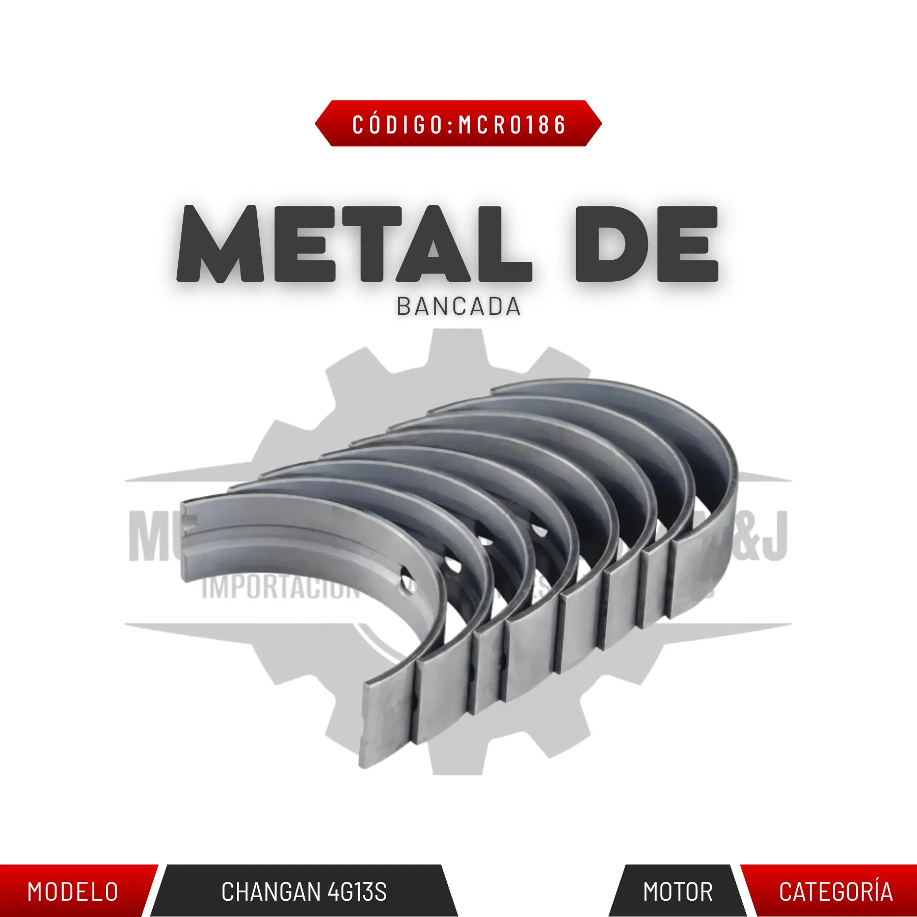 METAL DE BANCADA 4G13S