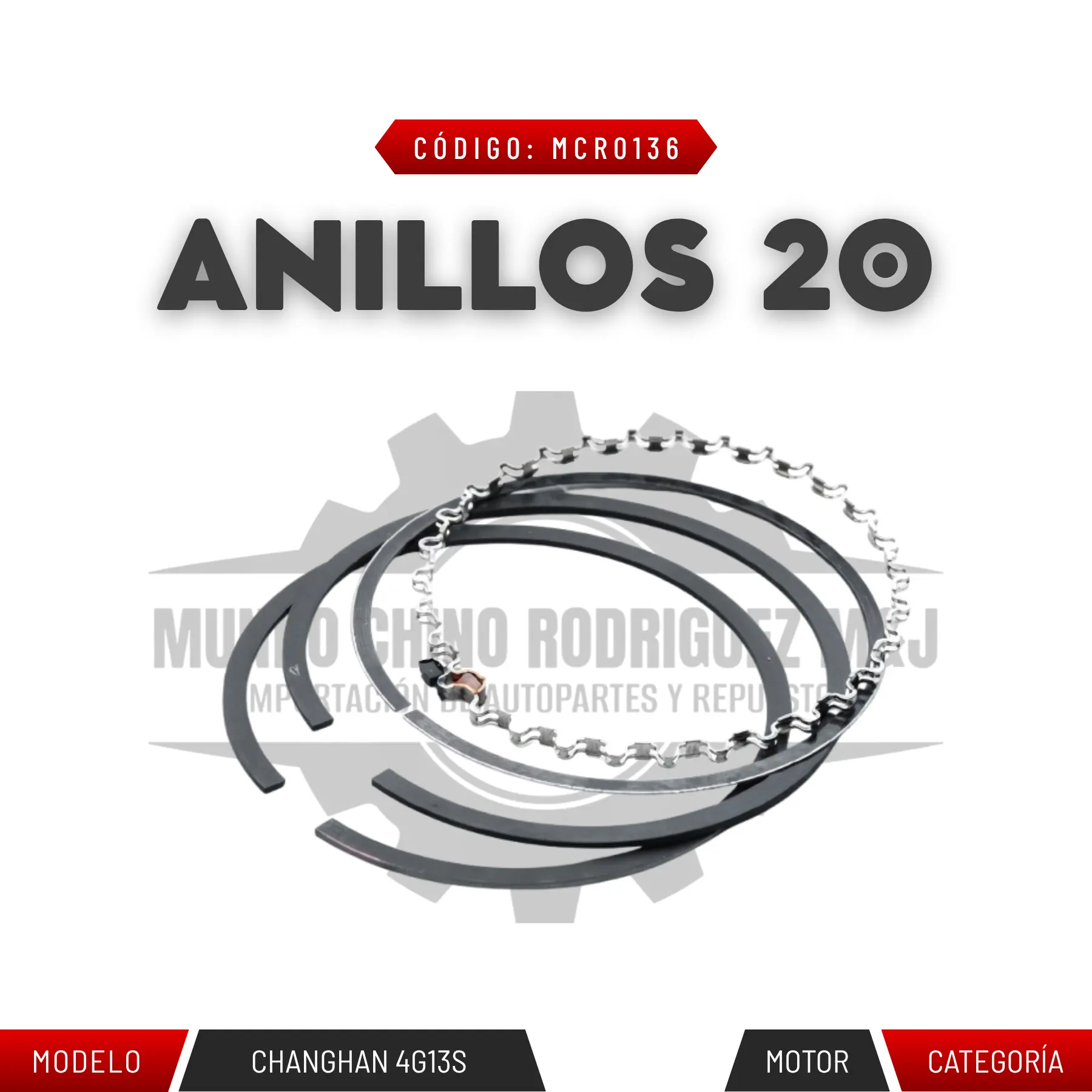 ANILLOS 20 4G13S
