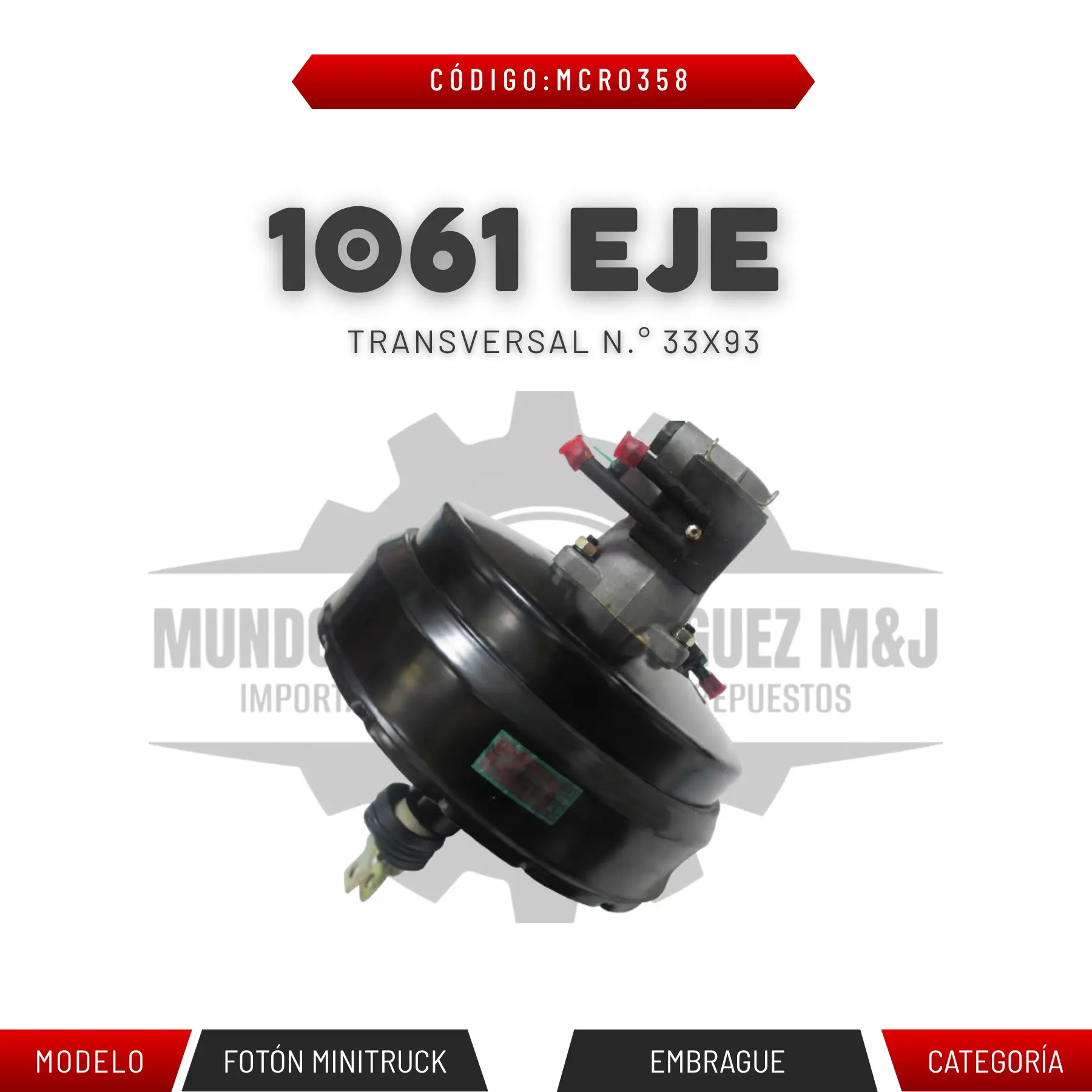 1061 EJE TRANSVERSAL N 33X93