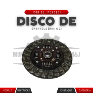 DISCO DE EMBRAGUE MINI G2