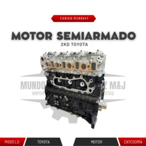 MOTOR SEMIARMADO 2KD TOYOTA