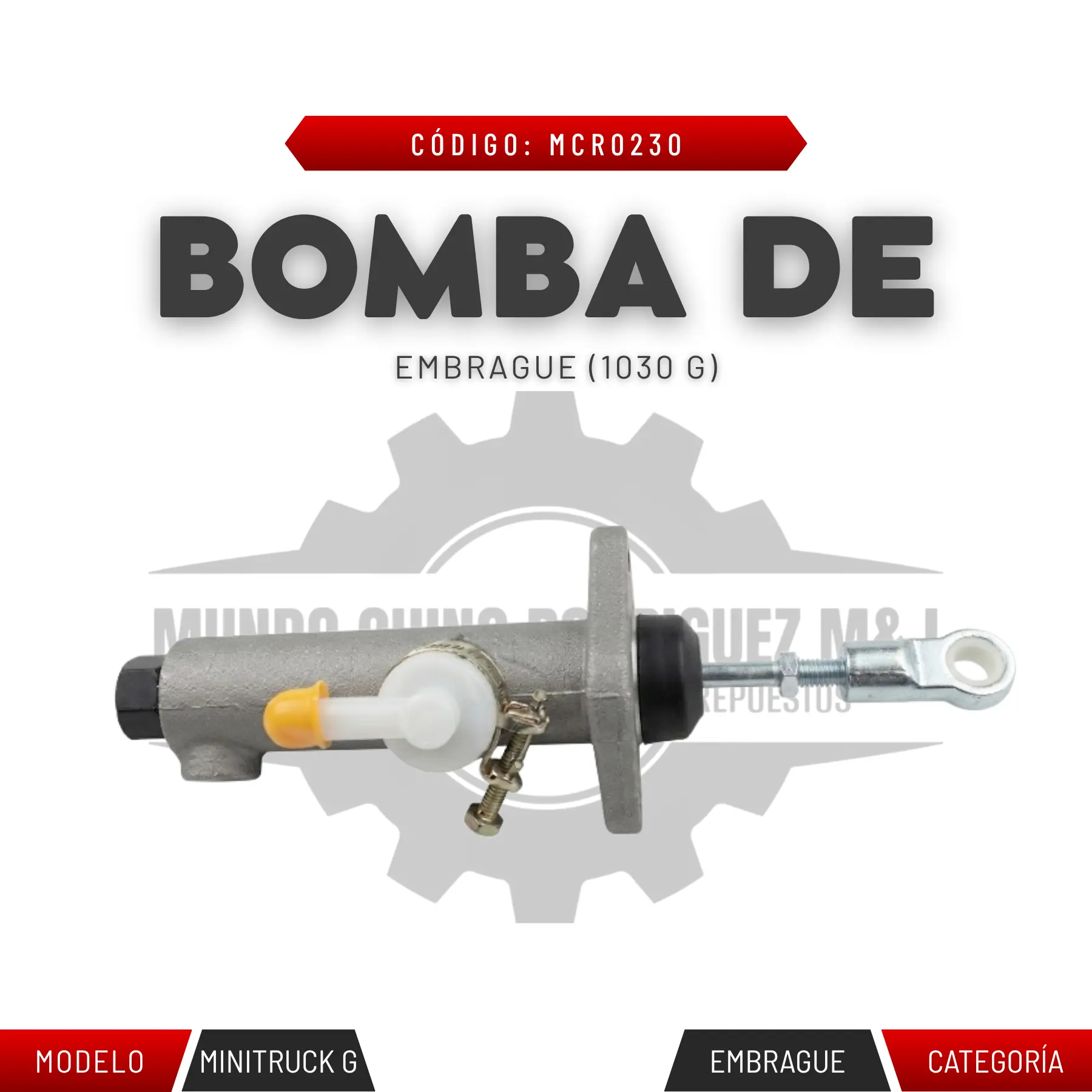 BOMBA DE EMBRAGUE 1030 G
