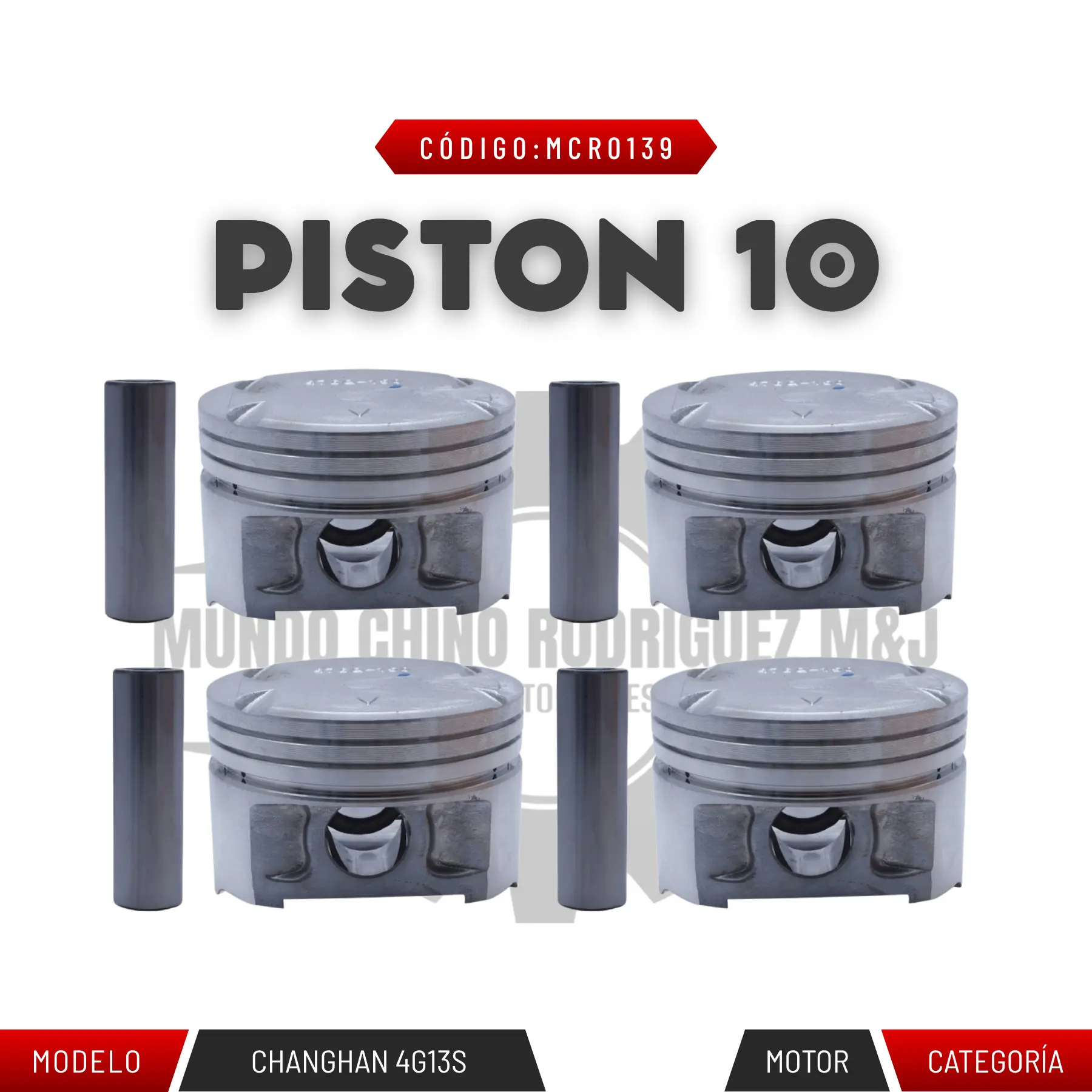 PISTON 10 4G13S