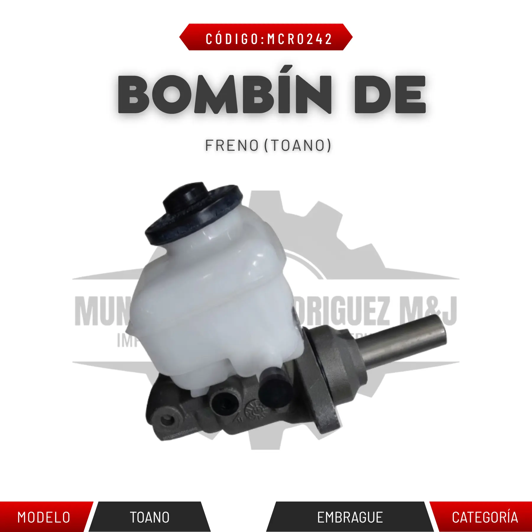 BOMBIN DE FRENO