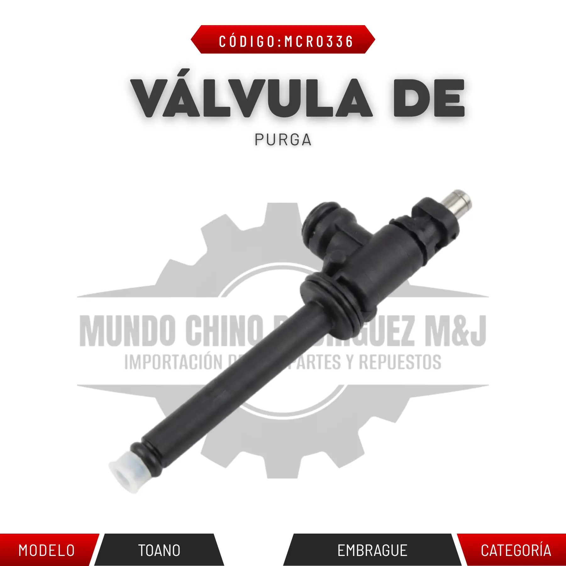 VALVULA DE PURGA
