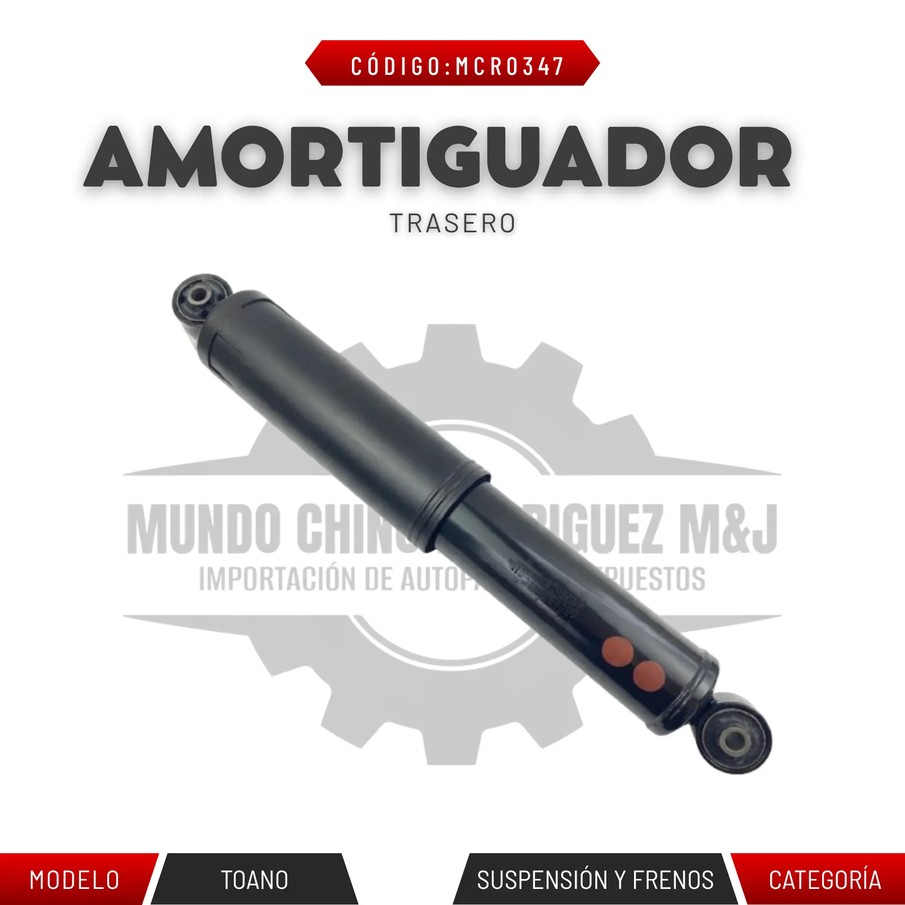 AMORTIGUADOR POSTERIOR