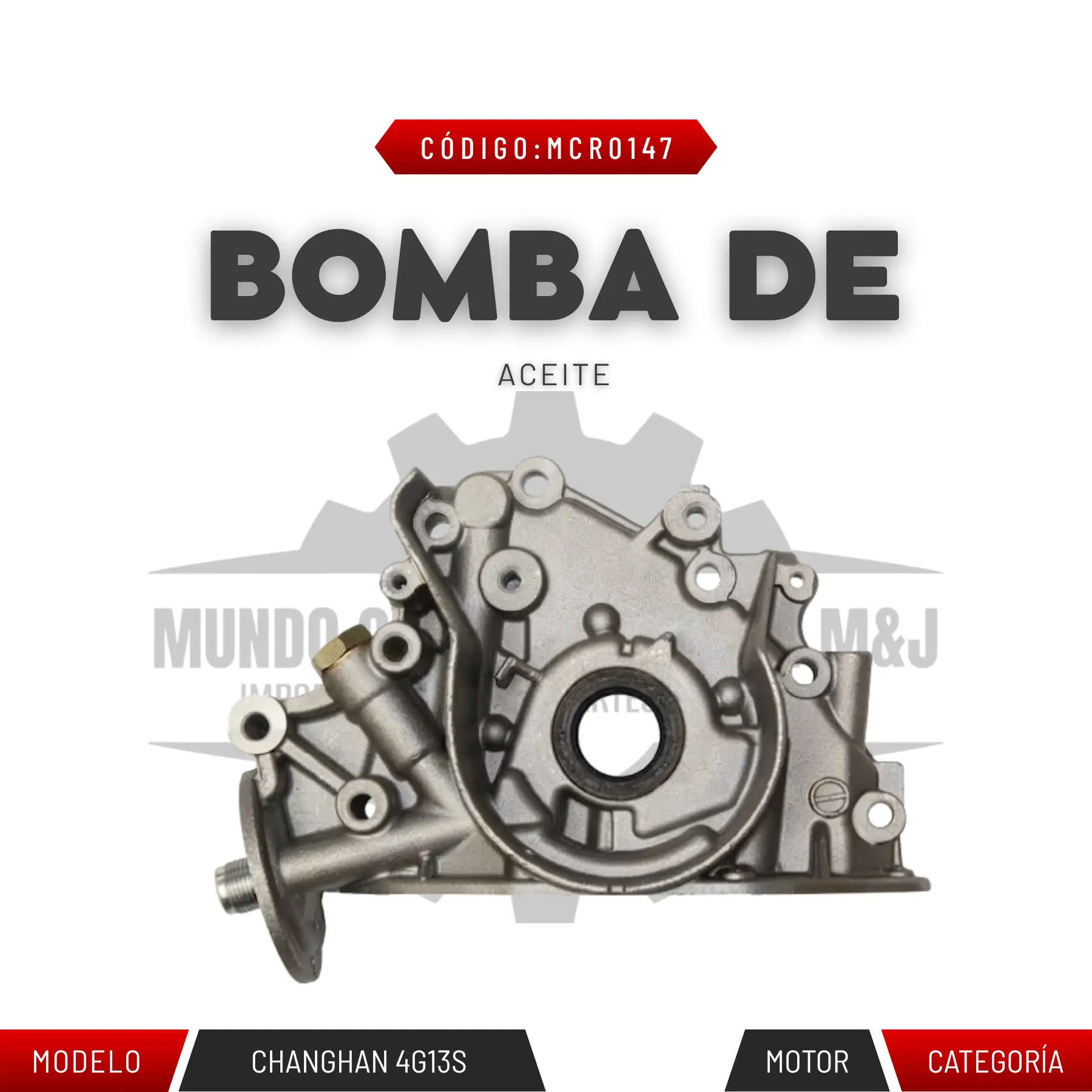 BOMBA DE ACEITE 4G13S