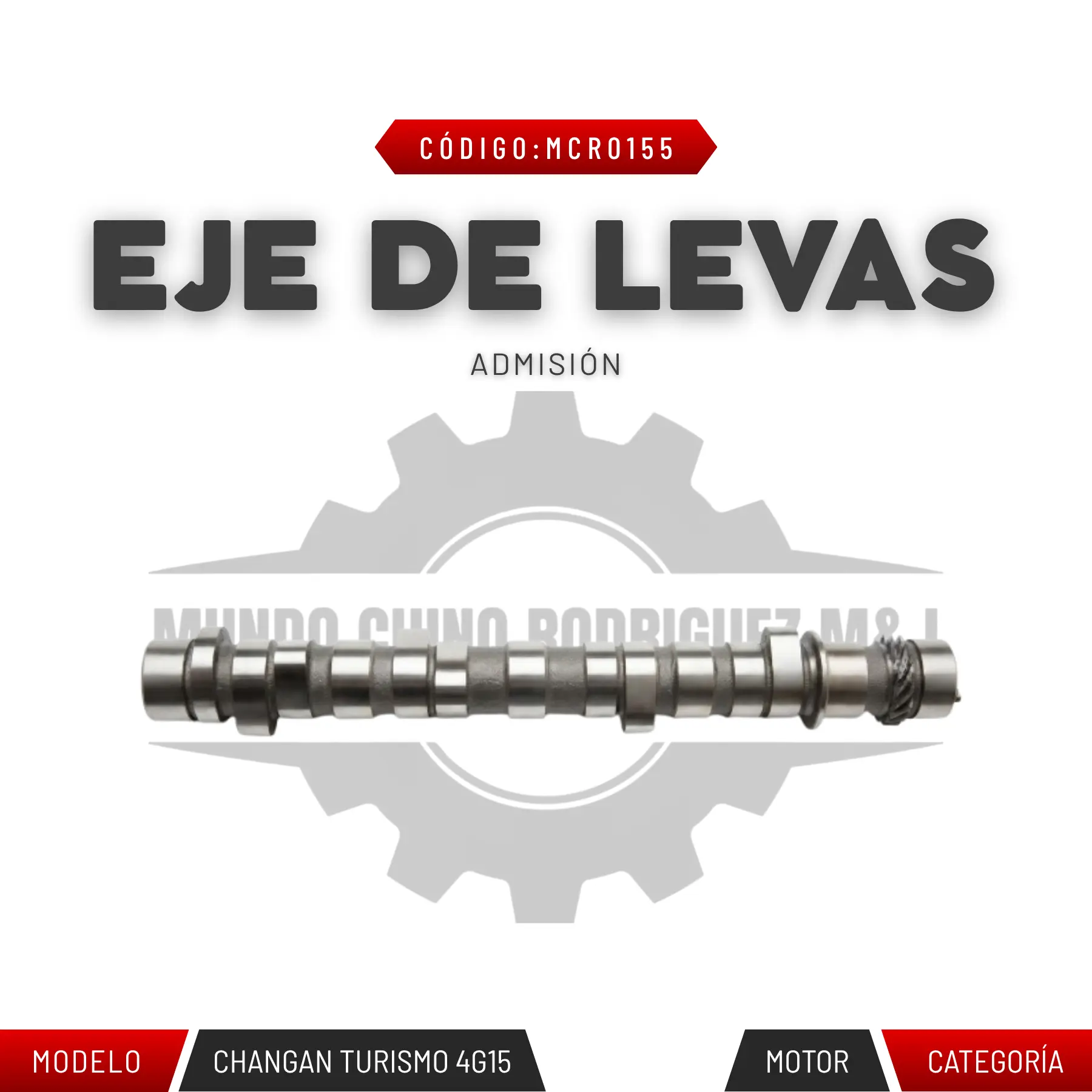 EJE DE LEVAS