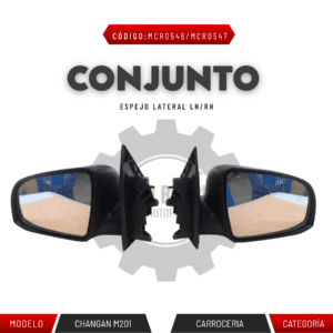 CONJUNTO ESPEJO LATERAL LH/RH