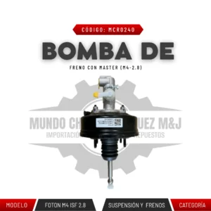 BOMBA DE FRENO CON MASTER ISF 2.8 M4