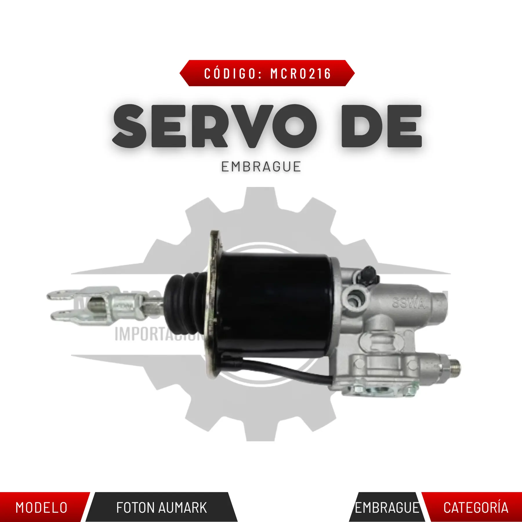 SERVO DE EMBRAGUE FOTON AUMARK