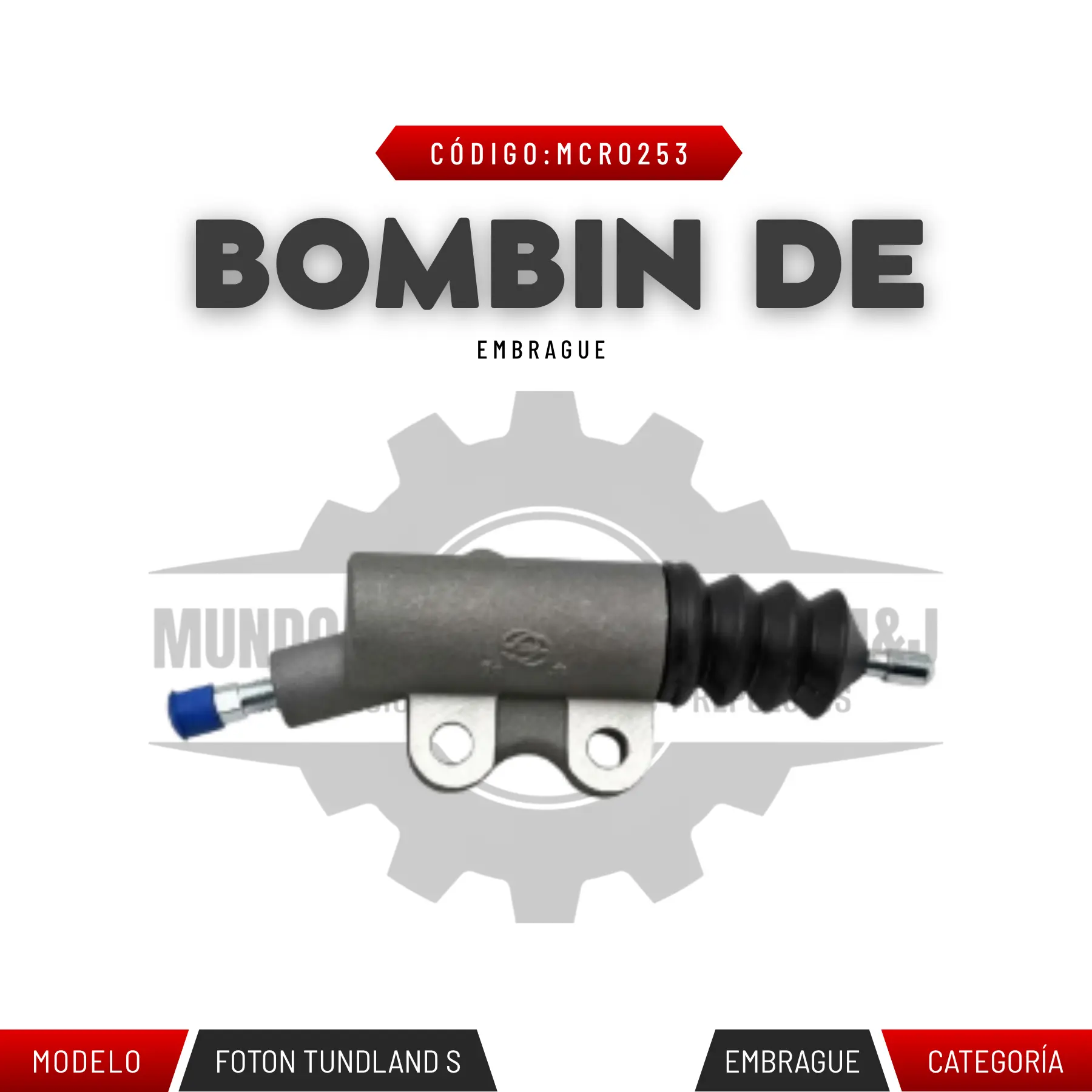 BOMBIN DE EMBRAGUE FOTON TUNDLAND