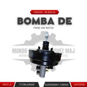 BOMBA DE FRENO CON MASTER FOTON AUMARK