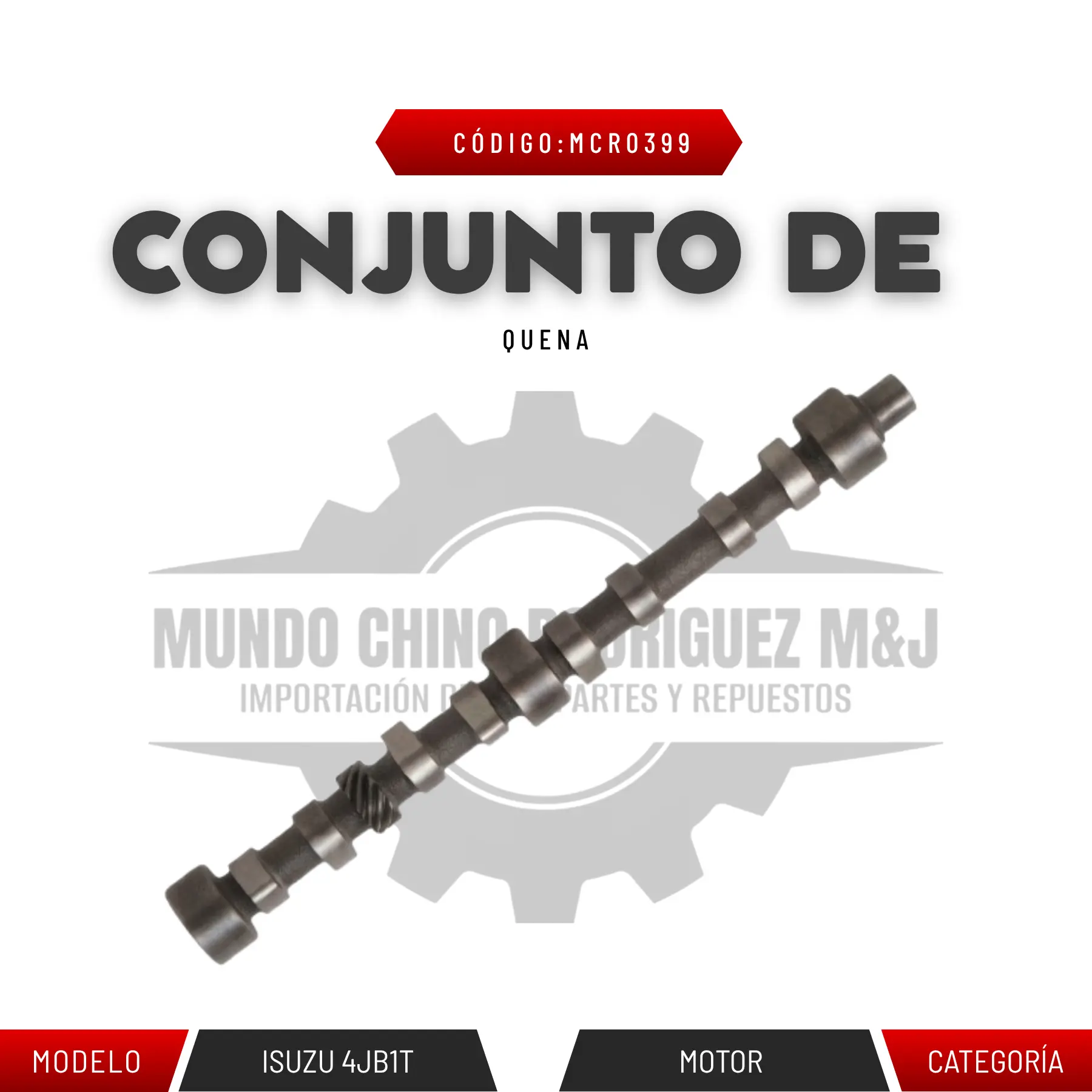 CONJUNTO DE QUENA CUMMINS ISF 2.8