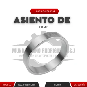 ASIENTO DE ESCAPE ISUZU 4JB1/4JB1T