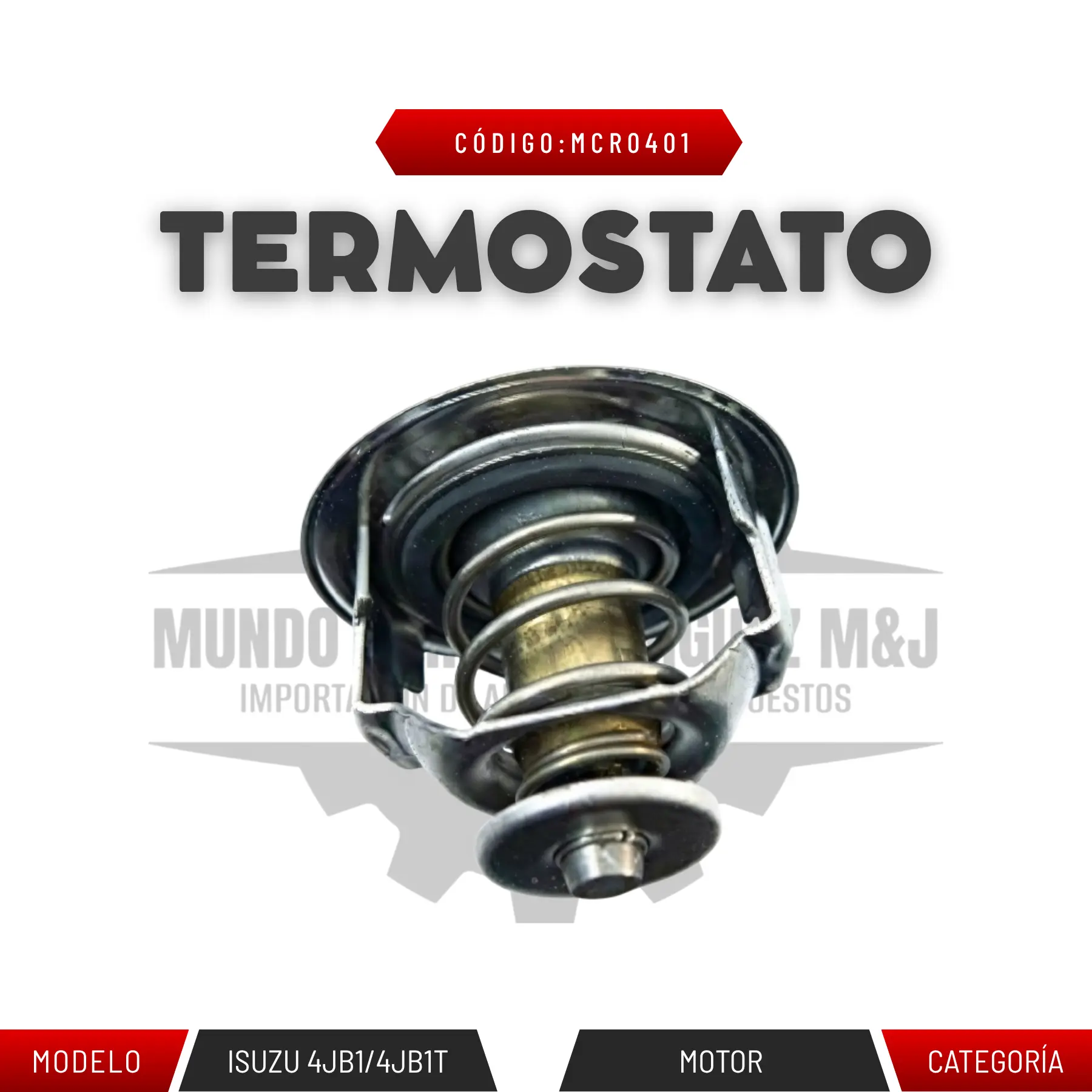 TERMOSTATO ISUZU 4BJ1/4BJ1T