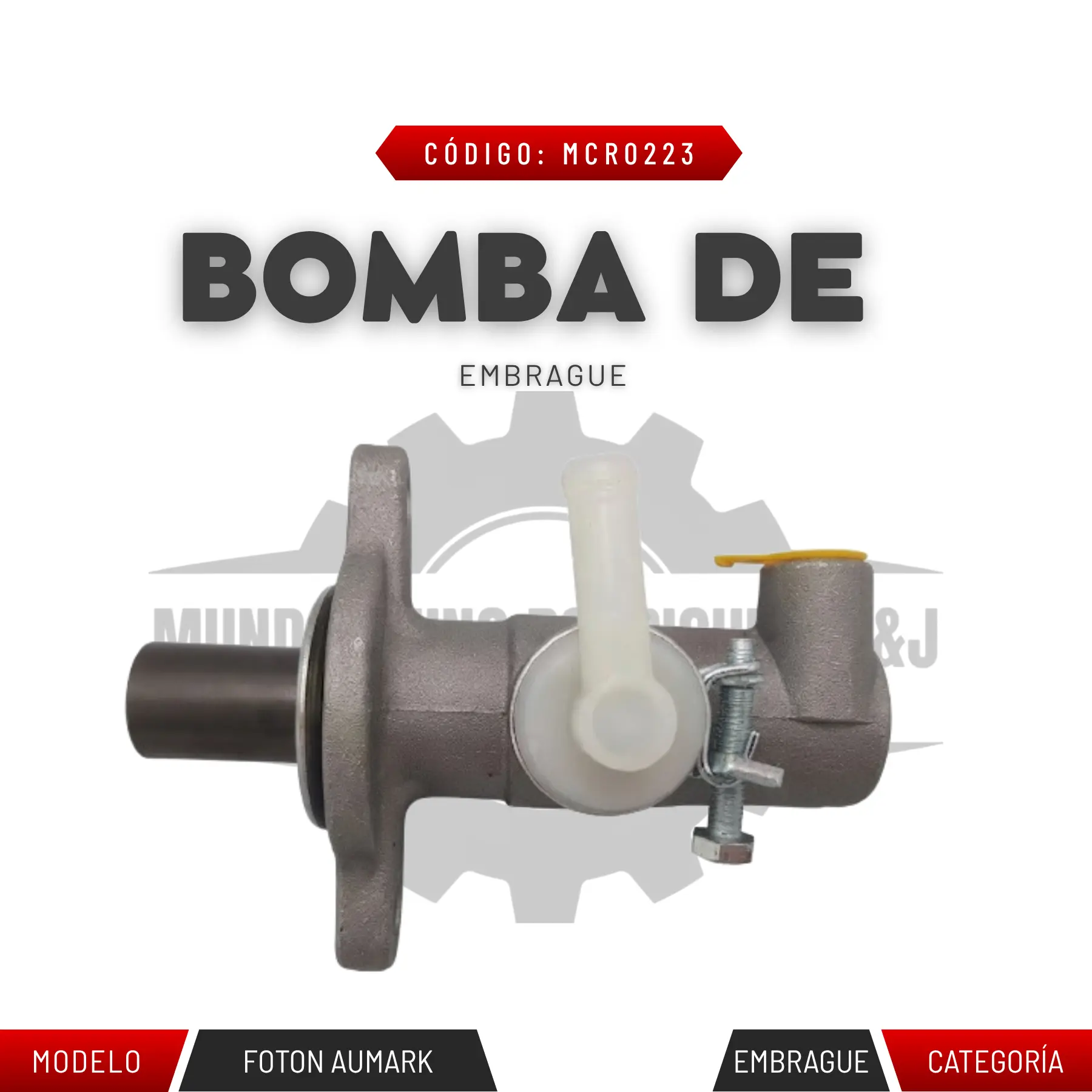 BOMBA DE EMBRAGUE FOTON AUMARK