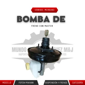 BOMBA DE FRENO CON MASTER MINIVAN PX31 DUAL