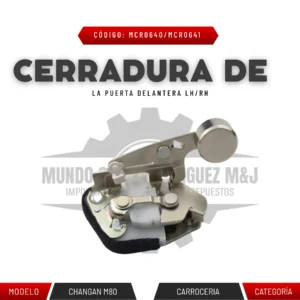 CERRADURA DE LA PUERTA DELANTERA M80