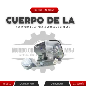 CUERPO DE LA CERRADURA DE LA PUERTA CORREDIZA M80