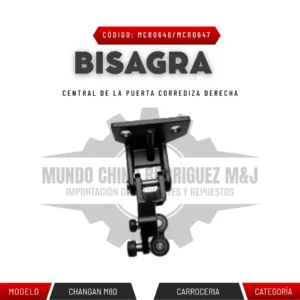 BISAGRA CENTRAL DE LA PUERTA CORREDIZA DERECHA